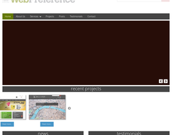 Screenshot of the Web Preference Limited homepage
