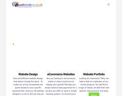 Screenshot of the Websitetogo homepage