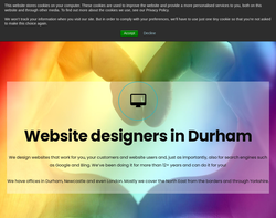 Screenshot of the Wish Design homepage