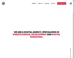 Screenshot of the WSI Digital Web homepage