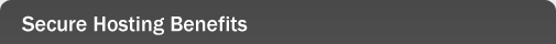 Secure Hosting Benefits: