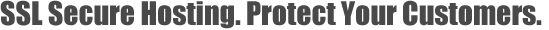 SSL Secure Hosting. Protect Your Visitors.