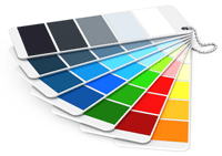 colour swatches