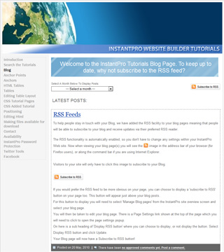 RSS Example