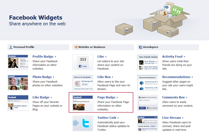Add A Facebook Widget On Your Website