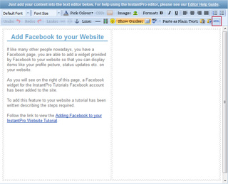 Add a Facebook Widget