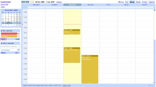 Calendar Settings