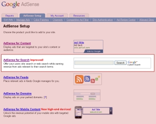 Adsense for Search