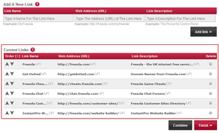 Manage your links