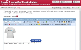 page edit paypal button