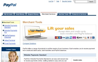 paypal merchant services