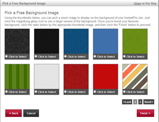 Selection of free background images