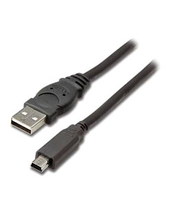 USB Lead - A to Mini B - 2 Metres