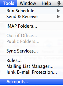 Mac Outlook Tools Menu Mac Outlook Tools Menu