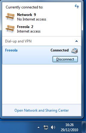 Win7 Systray Disconnect Win7 Systray Disconnect