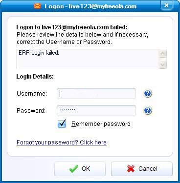 Incredimail Login Failed Error Message Incredimail Login Failed Error Message
