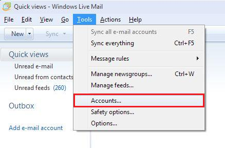 Freeola Help Support Windows Live Mail Setup For Freeola E Mail