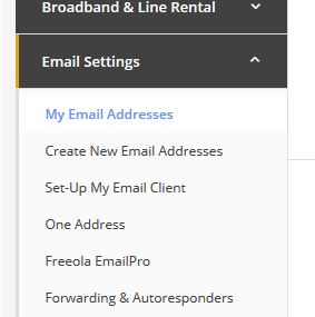 My Email Addresses MyFreeola Email Addresses
