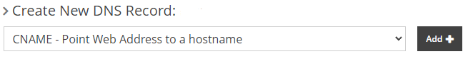 MyFreeola Adding CNAME