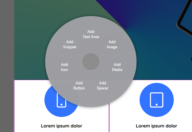 Using a Content Section in your RQS pages