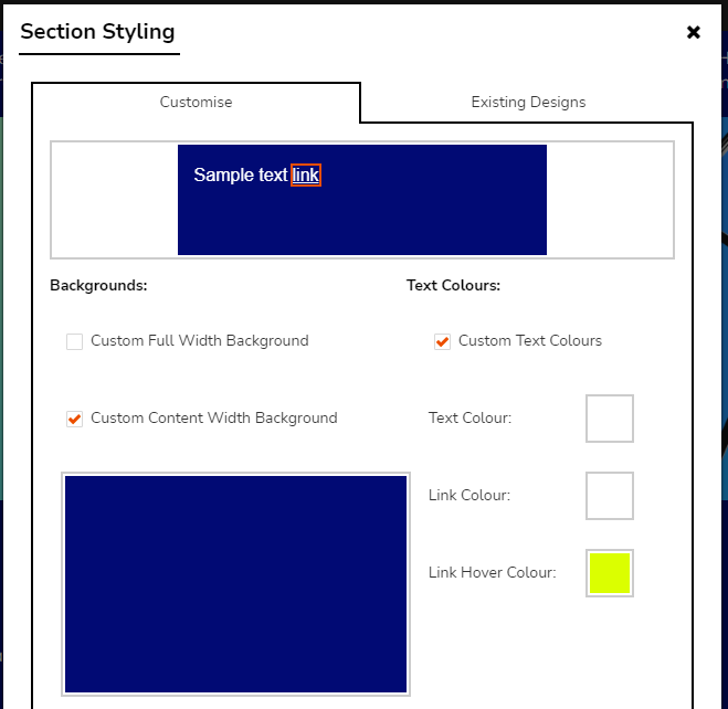 RQS Blog Section Styling