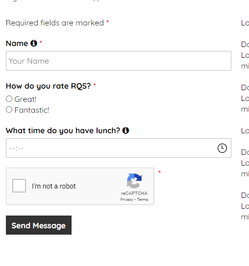 RQS Contact Form