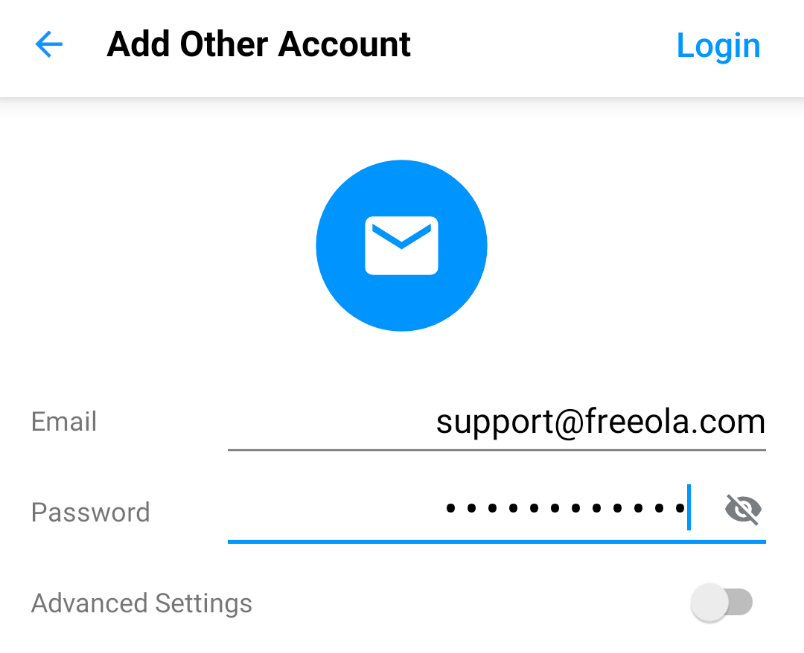 Setting up a Freeola email account in the Edison Mail App, Freeola Help