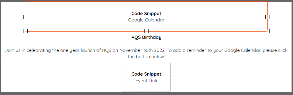 RQS Google Calendar