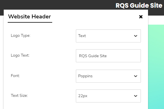 RQS Text Logo Options