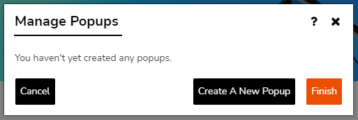 RQS Manage Popups Window