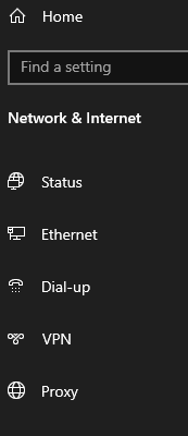 Windows 10 Network Connections