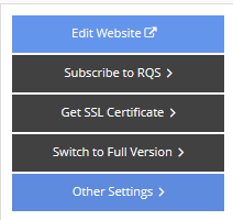 Changing the RQS Admin Email Address