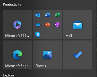 Windows 10 Start Bar