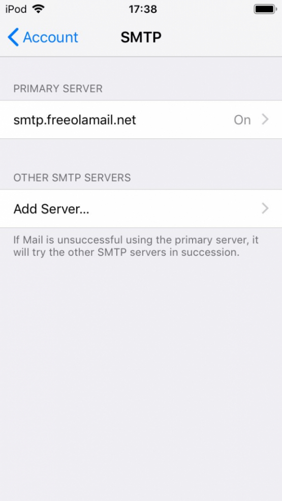 comcast incoming mail server settings iphone