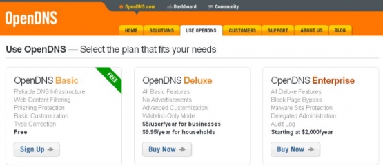 OpenDNS Homepage OpenDNS Homepage