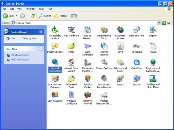 Freeola Help & Support, Changing your DNS server settings within Windows XP