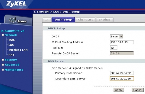 Как сменить dns на роутере zyxel keenetic