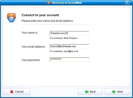Incredimail 2 Name and Email Address Incredimail 2 Name and Email Address