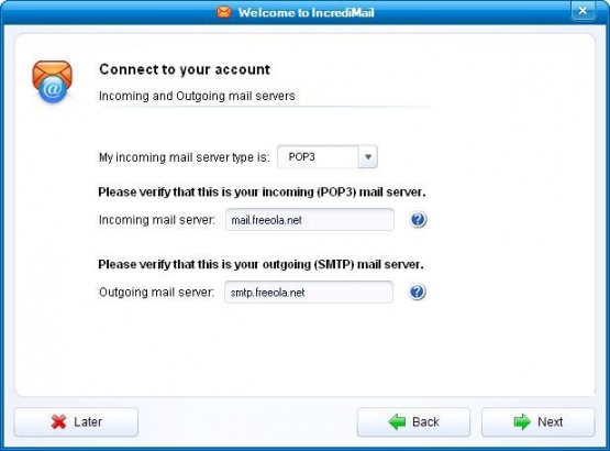 Incredimail 2 Server Details Incredimail 2 Server Details