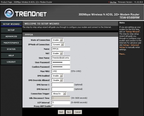 Broadband Help & Support, Trendnet Router Setup Guide
