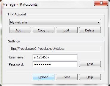 Webplus Upload