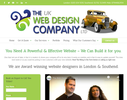 Screenshot of the DesignsOnline.co.uk homepage