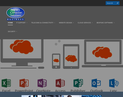 Screenshot of the Anglia Computer Solutions homepage
