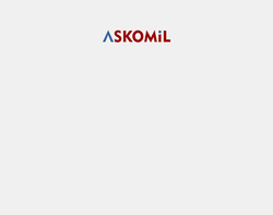 Screenshot of the Askomil homepage