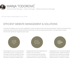 Screenshot of the Azhdaya Design homepage
