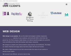 Screenshot of the Bismuth Digital Solutions Ltd homepage