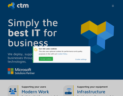 Screenshot of the Cannon Tomlinson Mansley Ltd homepage