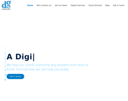 Screenshot of the DG Newmedia Ltd homepage
