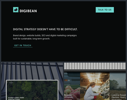 Screenshot of the Digibean Ltd homepage