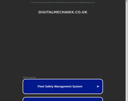 Screenshot of the Digital Mechanix homepage